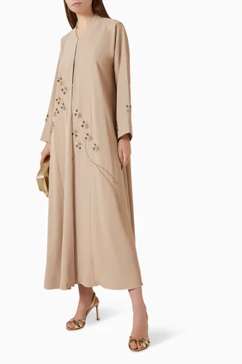 Bead-embellished Abaya