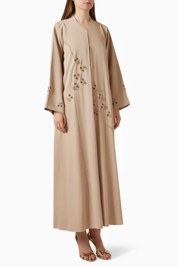 Bead-embellished Abaya