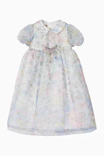 Floral-print Dress