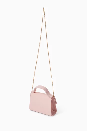Top-handle Bag in Crepe