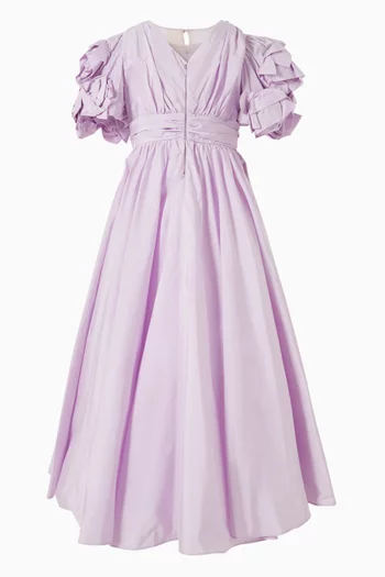Ruffle Dress in Taffeta