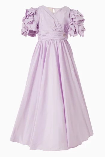 Ruffle Dress in Taffeta