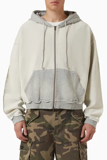 Inside-out Zip Hoodie