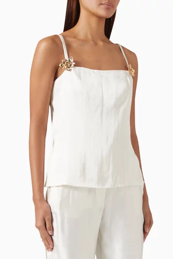 Cionao Top in Satin
