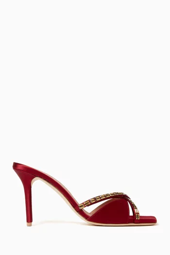 Penn 85 Mules in Satin