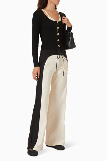 Puelo Straight-leg Pants in Canvas