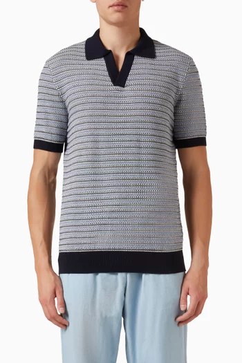 Rino Polo T-shirt in Cotton-cashmere