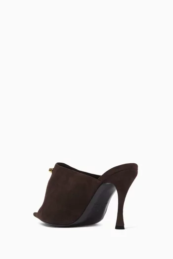Midnight City 95 Mules in Suede
