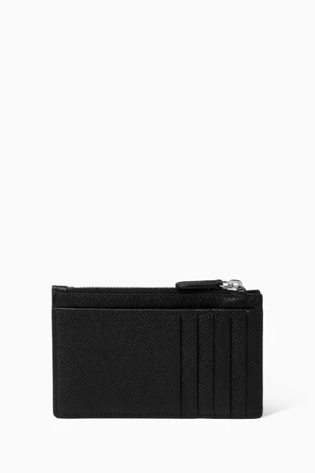 Le City Uptown Long Coin & Card Holder in Grained Calfskin