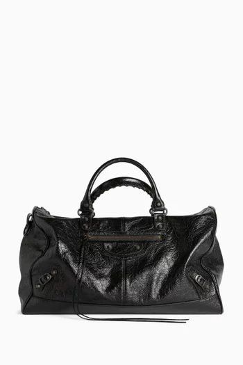 Large Le City Boston Bag in Arena Lambskin