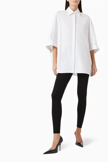 Cocoon Shirt in Cotton Poplin