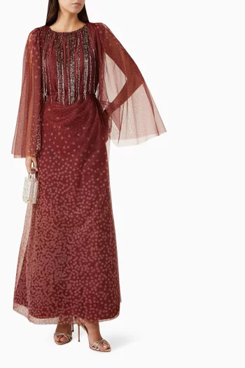 Bead-fringe Kaftan