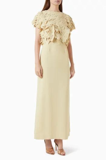 Laser-cut Appliqué Dress