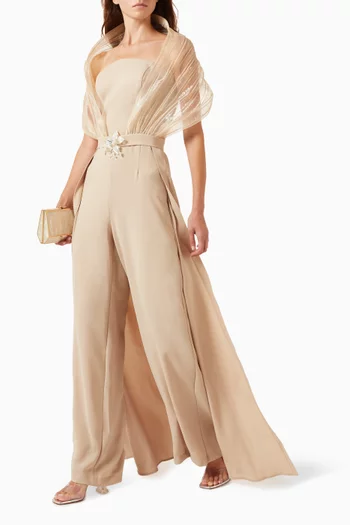 Draped-panel Jumpsuit