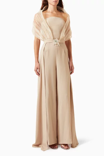 Draped-panel Jumpsuit