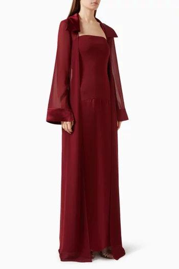 Amira Jacket & Dress Set in Naia™ Satin