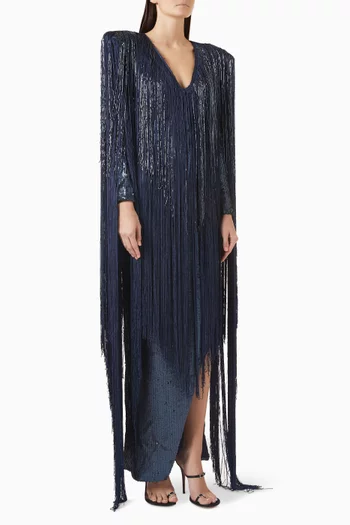 Fringe Maxi Dress