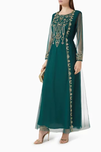 Embellished Dress in Tulle