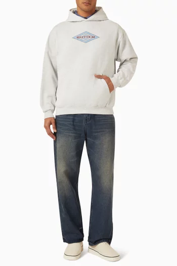 x Umbro Diamond Logo Pullover Hoodie in Cotton-blend