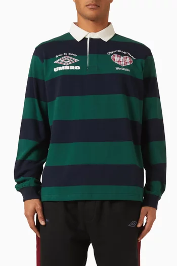 x Umbro Victory Rugby Polo Shirt in Cotton