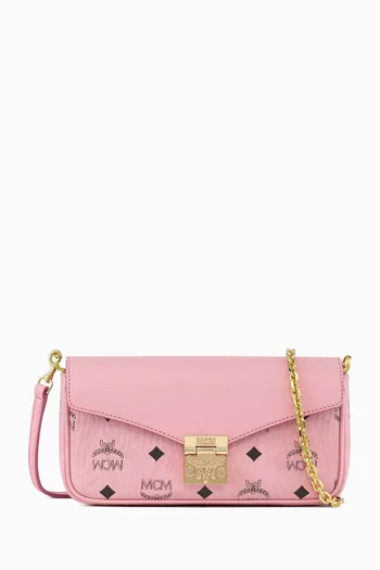 Mini Tracy Crossbody Bag in Visetos
