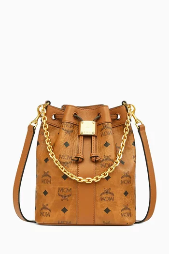 Mini Dessau Drawstring Bag in Visetos