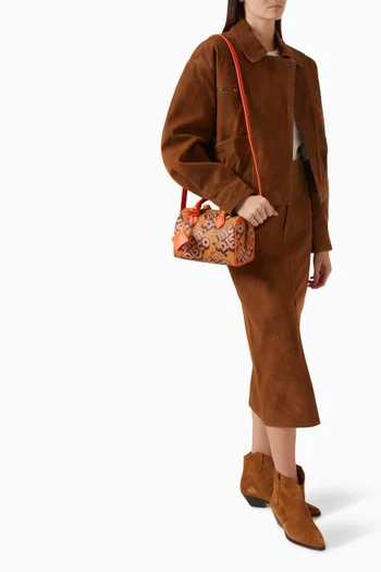 Small Ella 'Disco' Boston Bag in Visetos