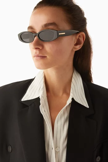 Belladonna Oval Sunglasses