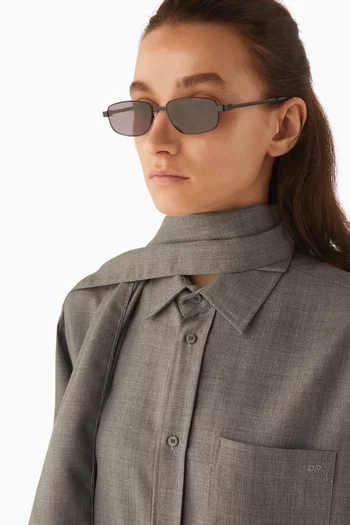 Torrid Rectangle Sunglasses in Metal