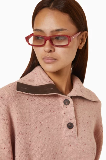 Dial Tone Rectangle Sunglasses