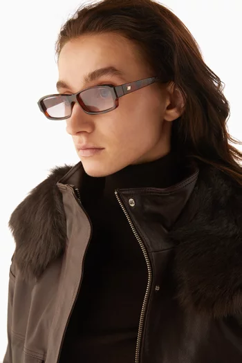 Dial Tone Rectangle Sunglasses