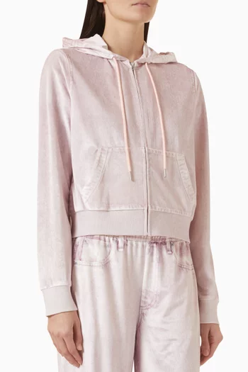 Miramar Zip Hoodie in Velvet