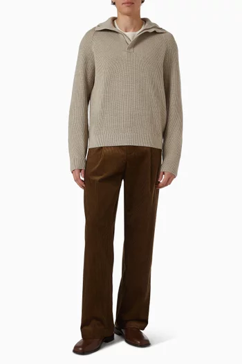 Half-zip Sweater in Knit