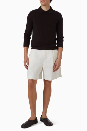 Layered Polo T-shirt in Knit