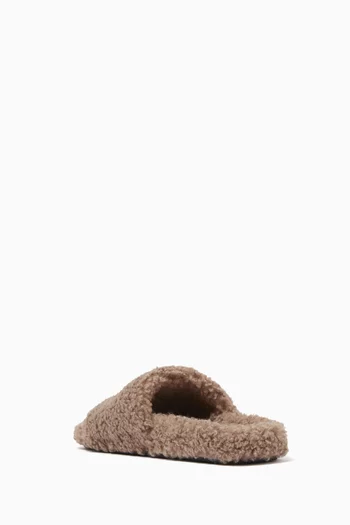 Furry Open Mules