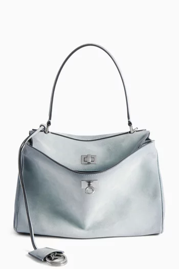 Small Rodeo Handbag in Suede & Calfskin