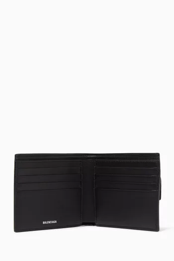 Superbusy Square Folded Wallet in Arena Lambskin