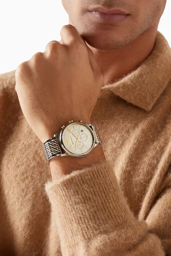 Chronograph Two-tone Watch, 42mm