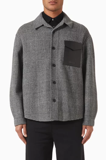 Emmanuel Shirt Jacket in Wool