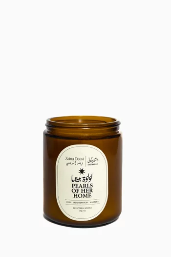 Emirati Women's Day Candle - Pearls of Her Home 230g