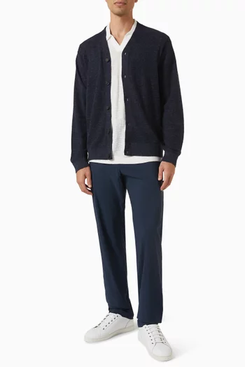 Brenan Polo T-shirt in Linen-blend