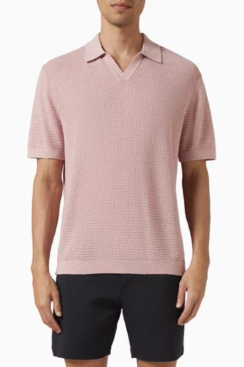 Brenan Polo T-shirt in Linen-blend