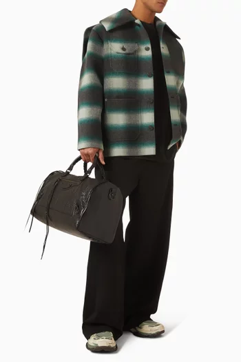 Workwear Cocoon Jacket in Check Flannel