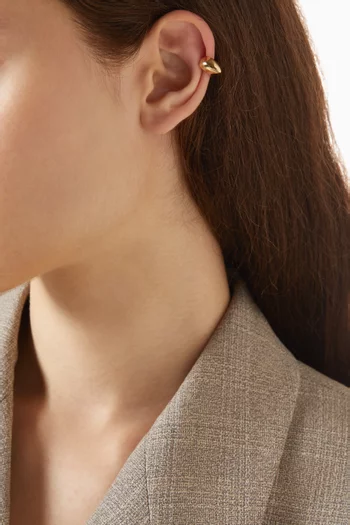 Claw Ear Cuff in 18kt Gold-finish Sterling Silver
