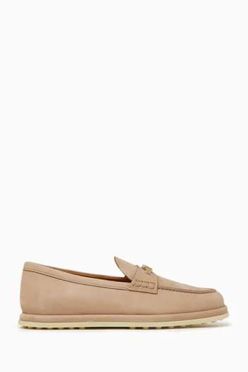 Gommino Loafers in Calfskin Nubuck