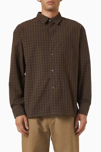 Gusto Checked Shirt in Cotton