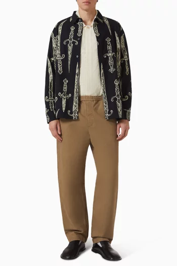 Derbin Printed Shirt in Cotton
