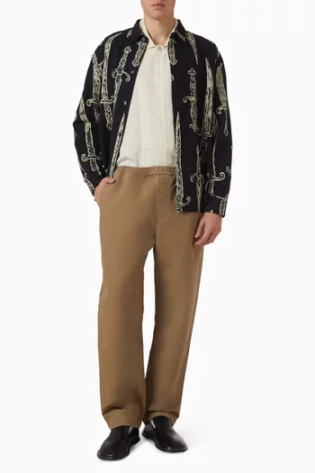 Banasa Pants in Cotton-canvas