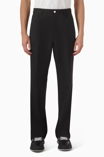 Boot-cut Slim-fit Pants