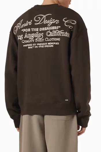 Dreamers Chain-stitch Sweatshirt in Knit